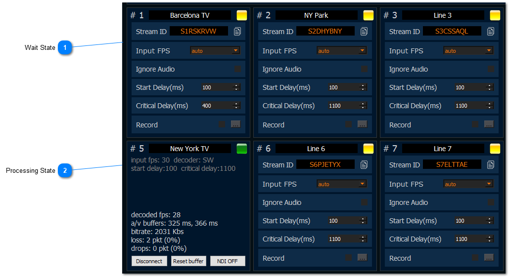 5. Lines Setup